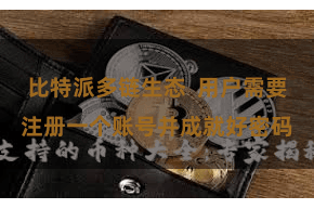 比特派多链生态 用户需要注册一个账号并成就好密码