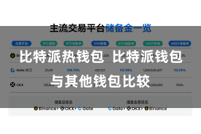 比特派热钱包  比特派钱包与其他钱包比较