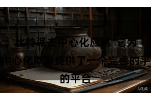 比特派去中心化应用  它为去中心化欺骗提供了一个完善的平台