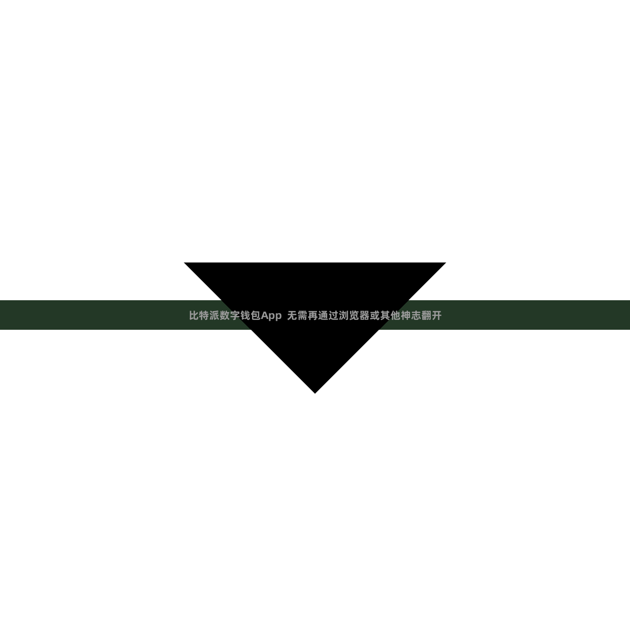 比特派数字钱包App  无需再通过浏览器或其他神志翻开