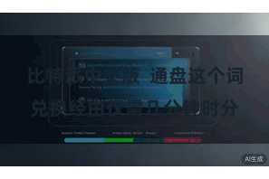 比特派中文版  通盘这个词兑换经由仅需几分钟时分